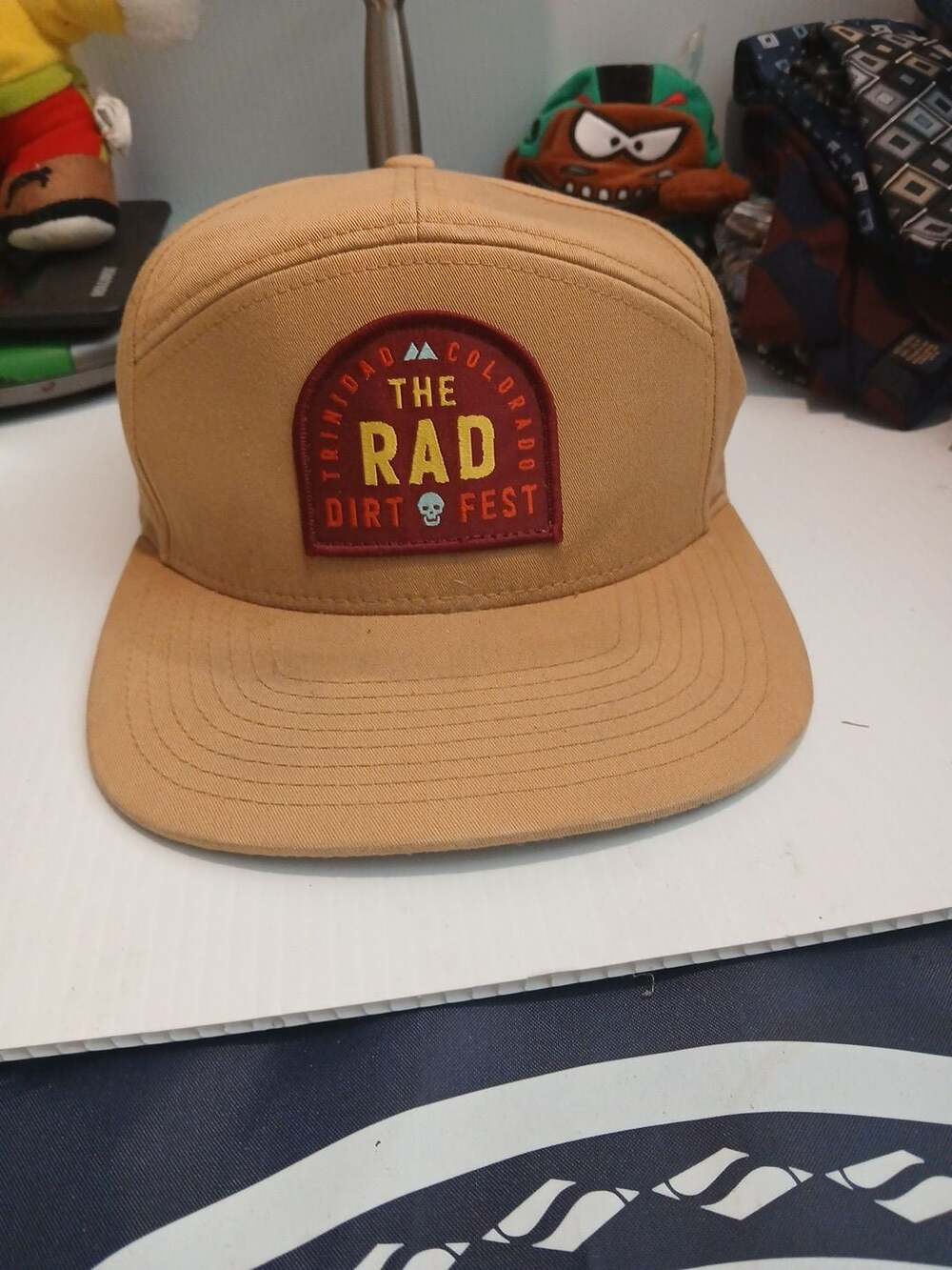 Life Time The Rad Dirt Fest Tan 7-Panel Strapback Hat